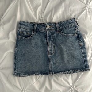 2 Denim Mini Skirt